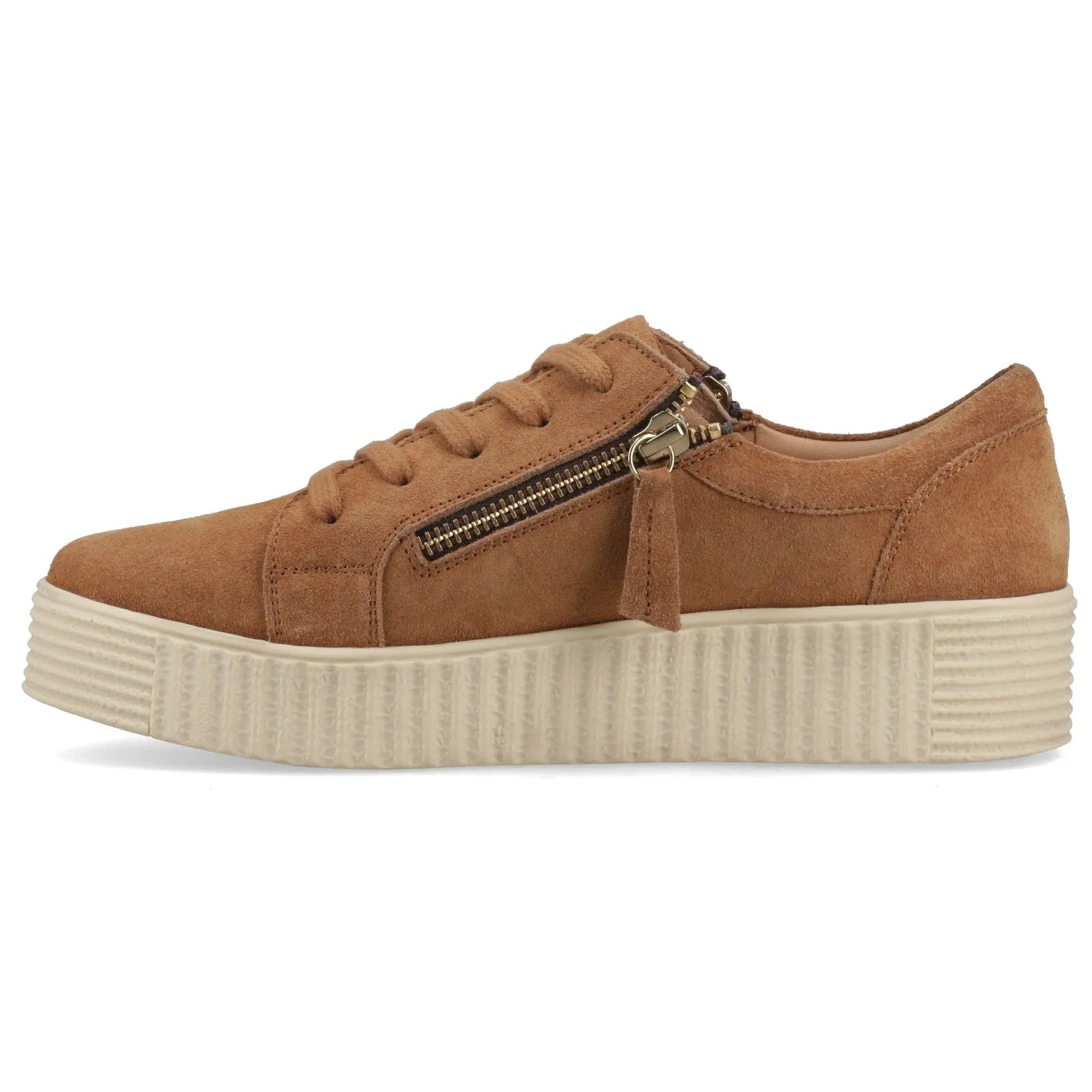 Hush Puppies TARA SUEDE TRAINER Womens Casual Trainers Tan sold by Shuperb product image thumbnail 5