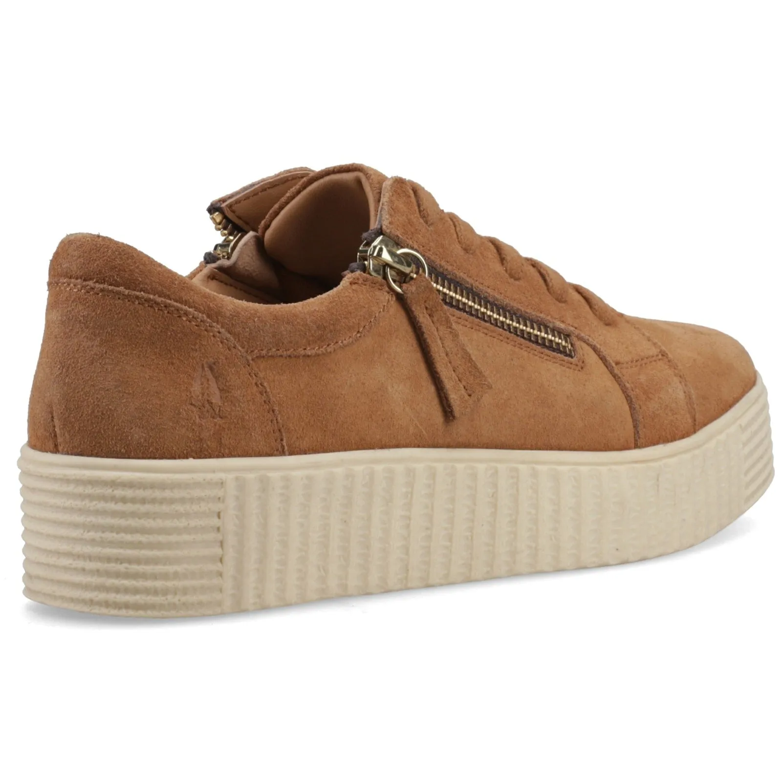 Hush Puppies TARA SUEDE TRAINER Womens Casual Trainers Tan sold by Shuperb product image thumbnail 3
