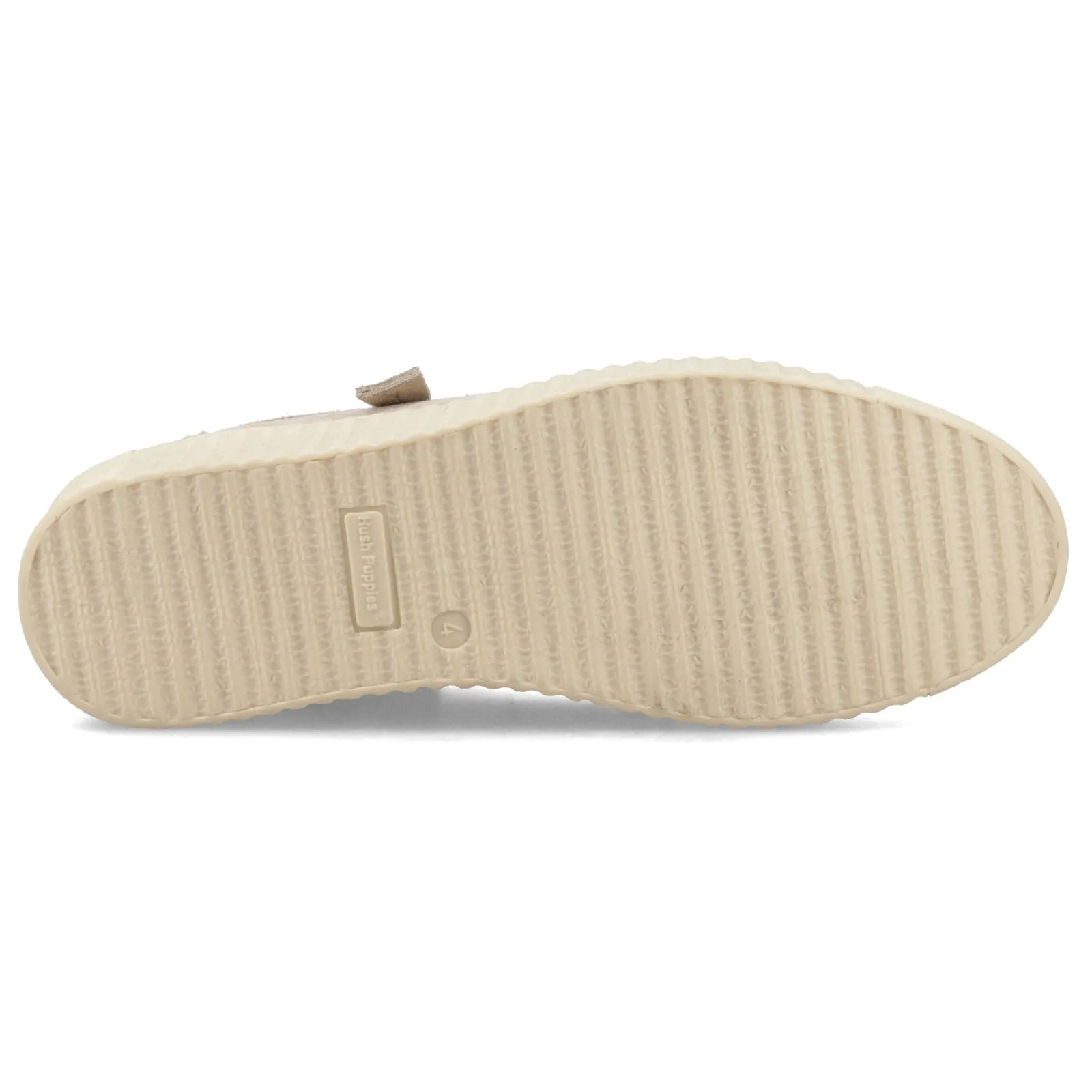 Hush Puppies TARA SUEDE TRAINER Womens Casual Trainers Taupe sold by Shuperb product image thumbnail 5