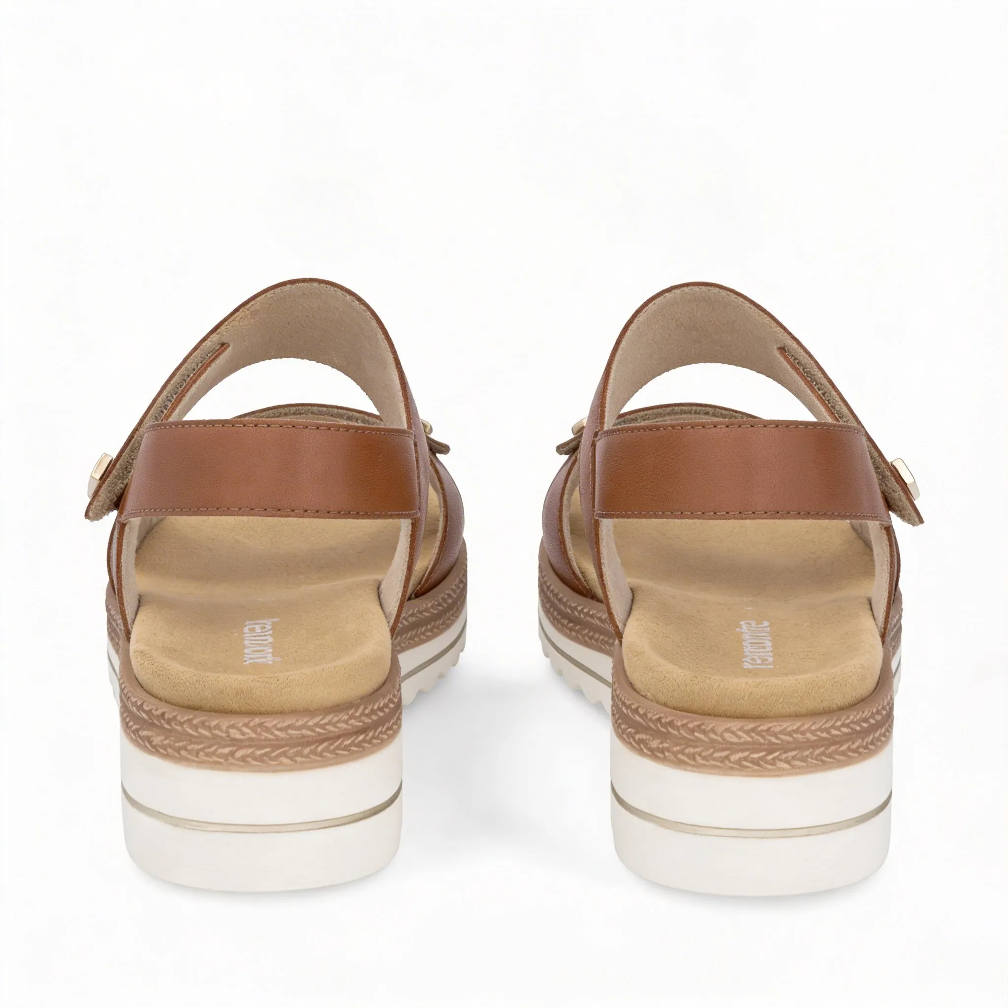 Remonte D0Q59 Womens Ankle Strap Sandals Brown sold by Shuperb product image thumbnail 4