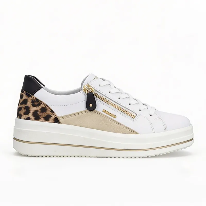 Remonte D1C01-85 Womens Casual Trainers White made by Remonte