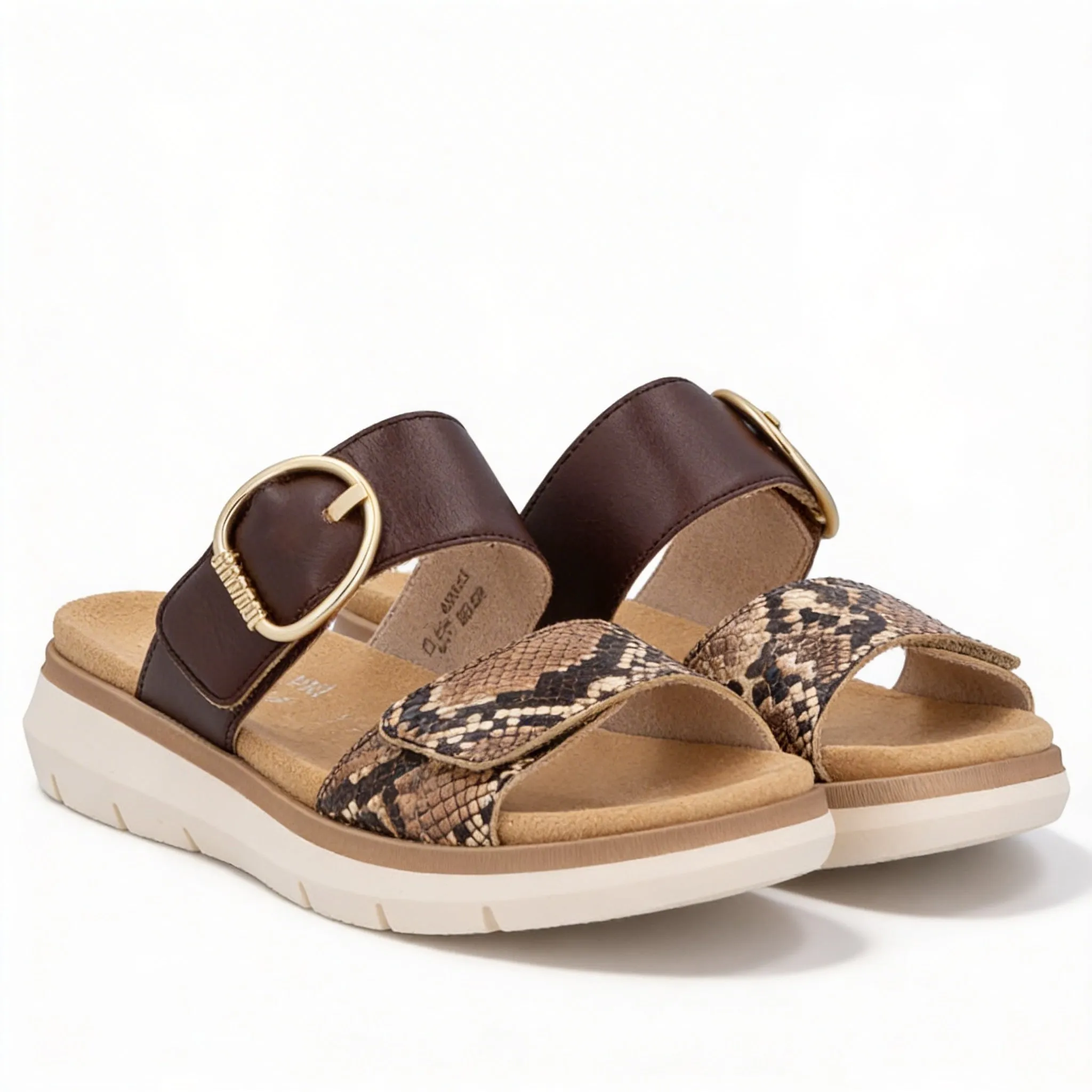 Remonte D2K57 Womens Cross Strap Sandals Brown sold by Shuperb product image thumbnail 3
