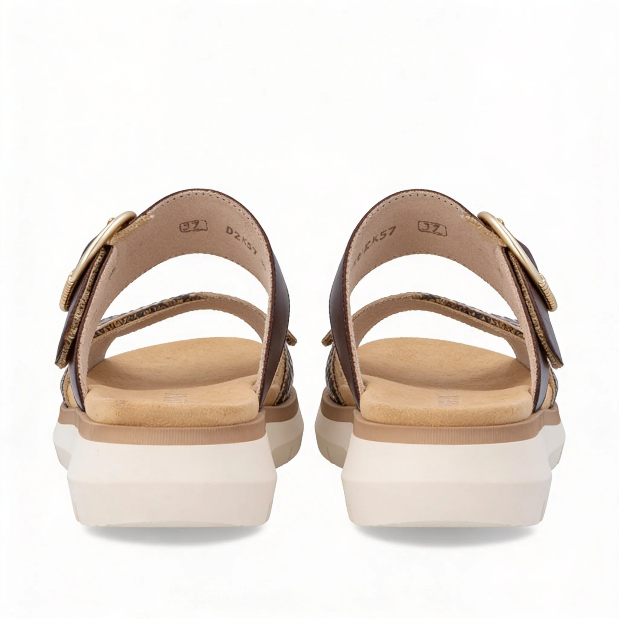 Remonte D2K57 Womens Cross Strap Sandals Brown sold by Shuperb product image thumbnail 5