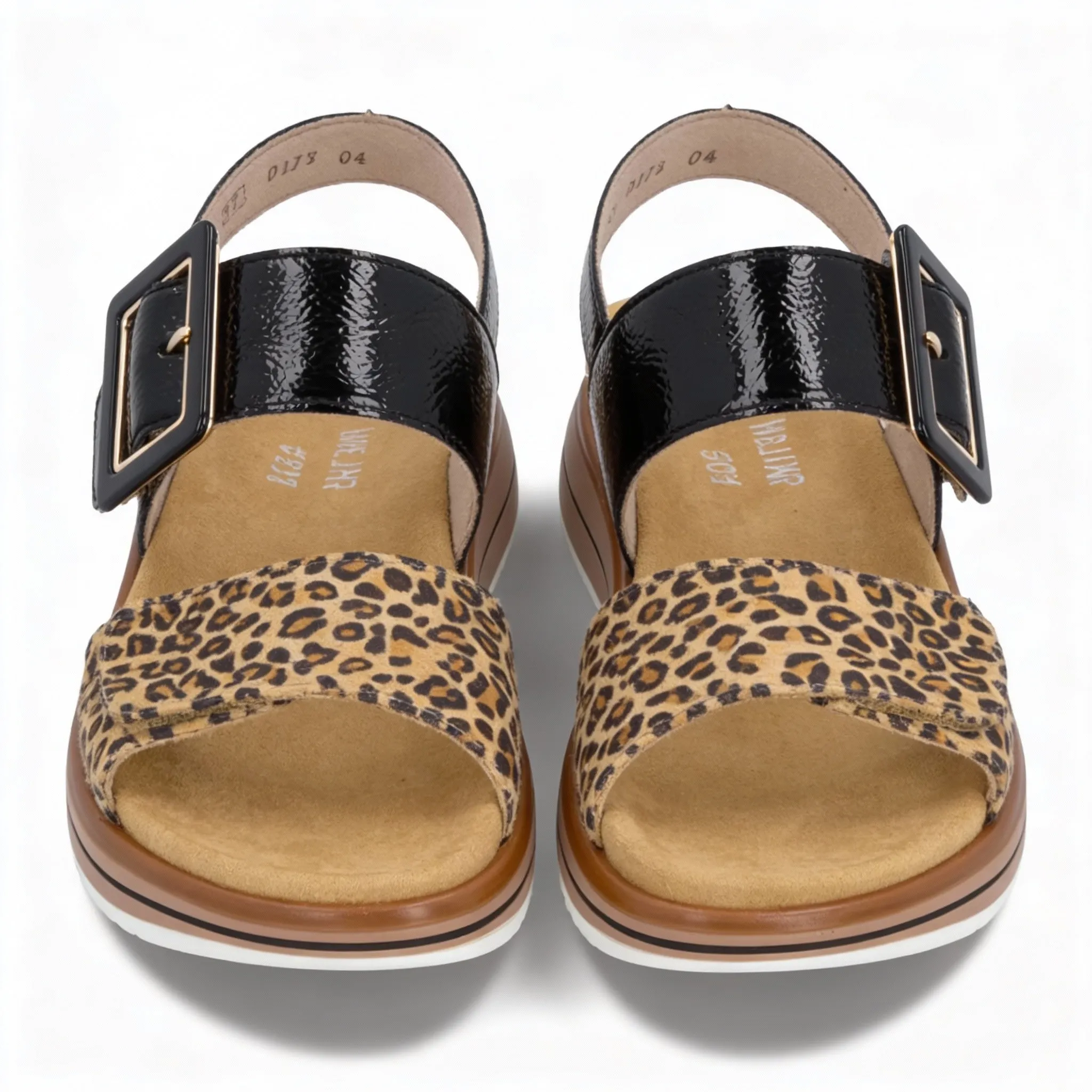 Remonte D1J53 Womens Ankle Strap Sandals Beige/Black sold by Shuperb product image thumbnail 3