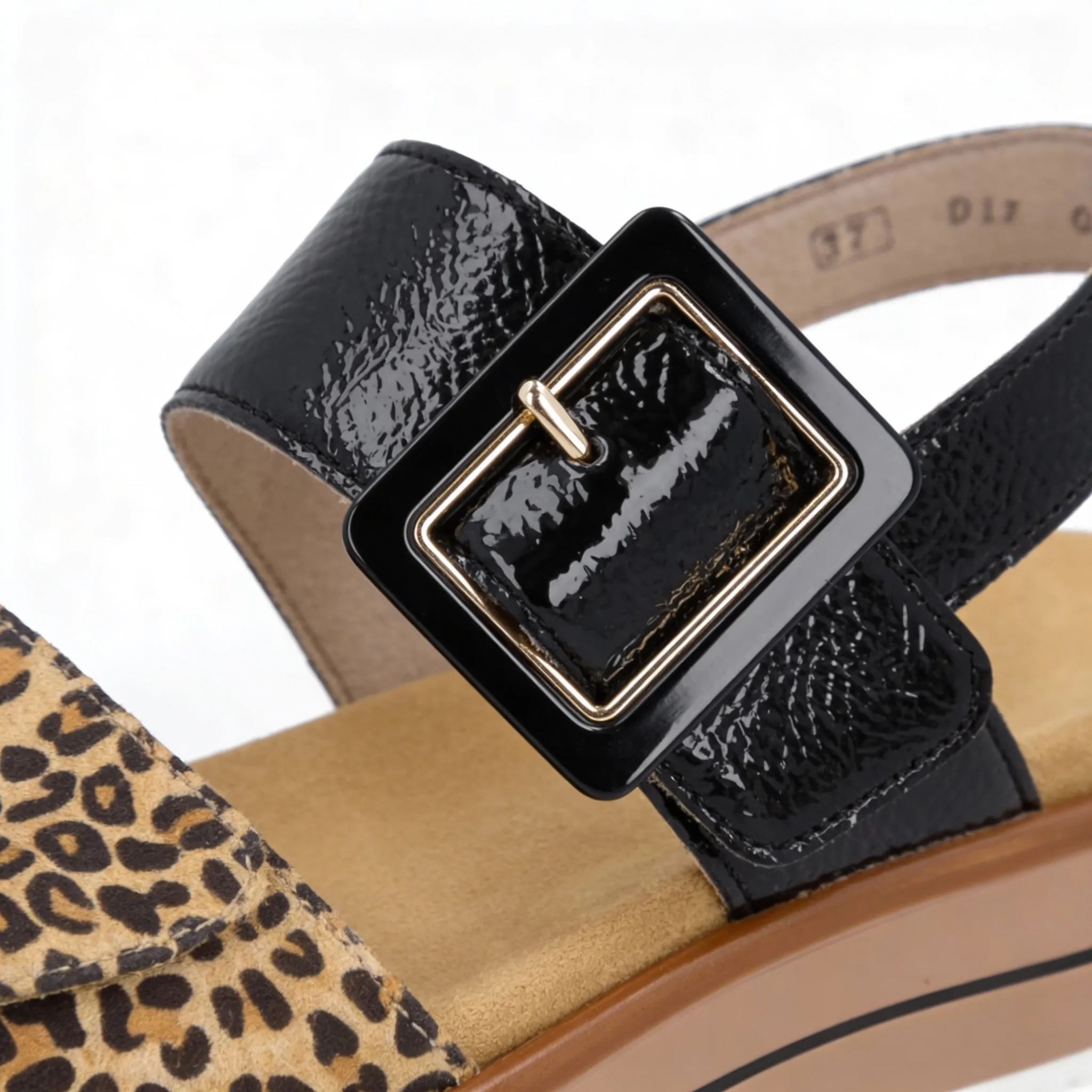 Remonte D1J53 Womens Ankle Strap Sandals Beige/Black sold by Shuperb product image thumbnail 4