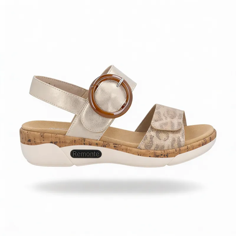 Remonte R6853 Womens Ankle Strap Sandals Multi made by Remonte