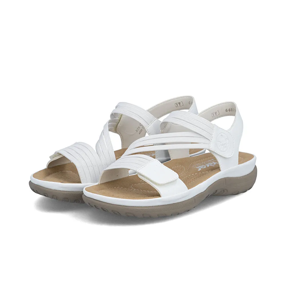 Rieker 64870 Womens Ankle Strap Sandals White sold by Shuperb product image thumbnail 2