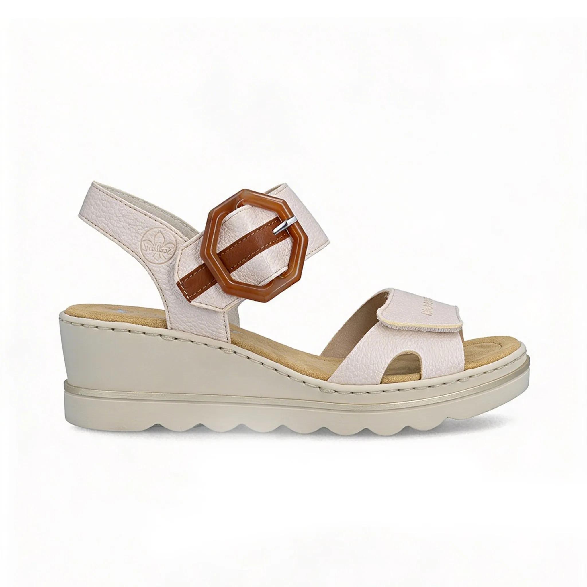 Rieker ROSE Womens Wedge Sandals Multi sold by Shuperb