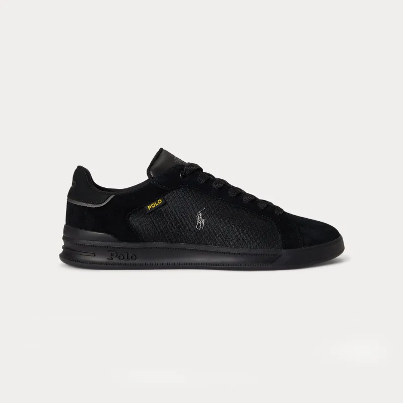 Polo Ralph Lauren HRT CT UTILY Mens Court Trainers Black/Black made by Polo by Ralph Lauren