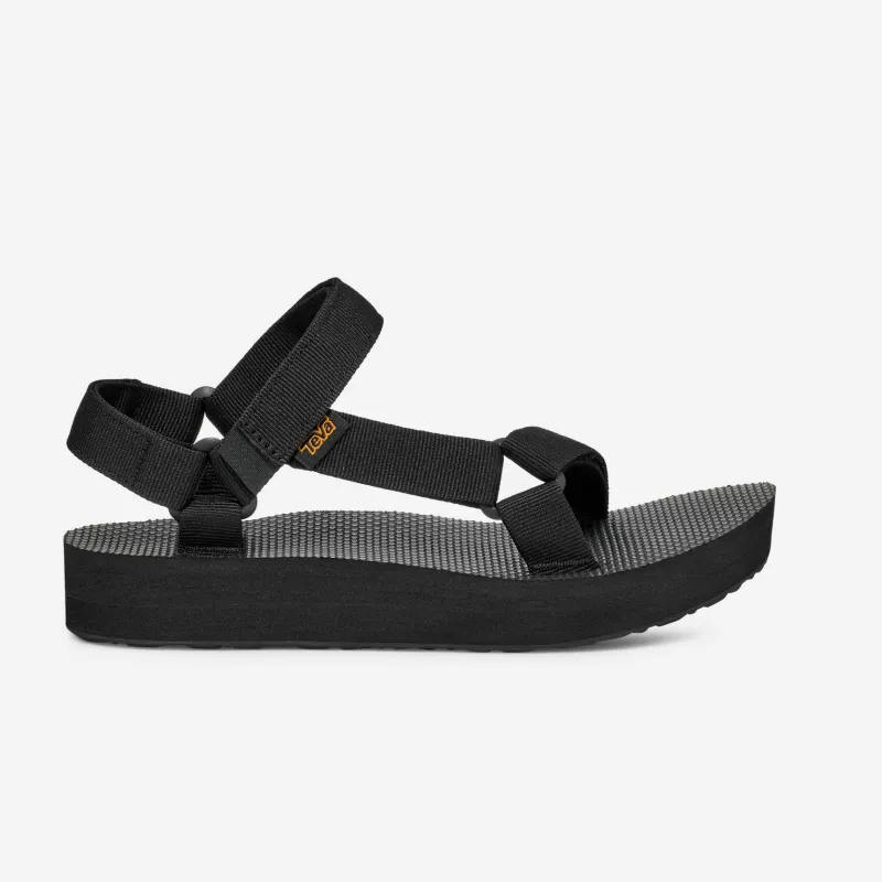 Teva MIDFORM UNIVERSAL Womens Platform  Sandals Black sold by Shuperb