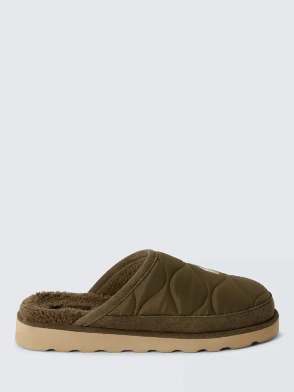 Polo Ralph Lauren READE SCUFF Mens Mule Slippers Olive made by Polo by Ralph Lauren