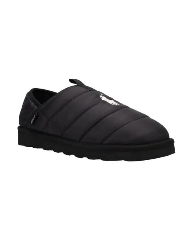 Polo Ralph Lauren EVERETT Mens Full Slippers Black made by Polo by Ralph Lauren