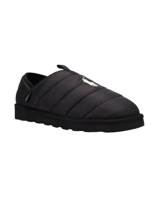 Polo Ralph Lauren EVERETT Mens Full Slippers Black sold by Shuperb