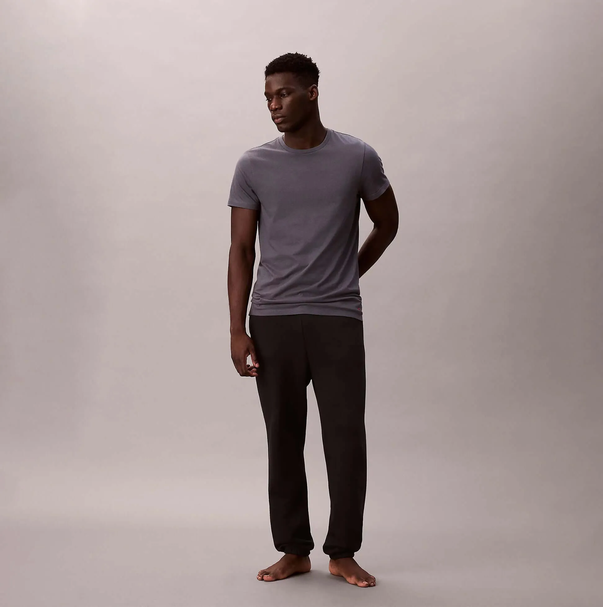 Calvin Klein S/S CREW NECK 3 PACK Mens T-Shirts & Tank Tops Multicoloured sold by Shuperb product image thumbnail 3