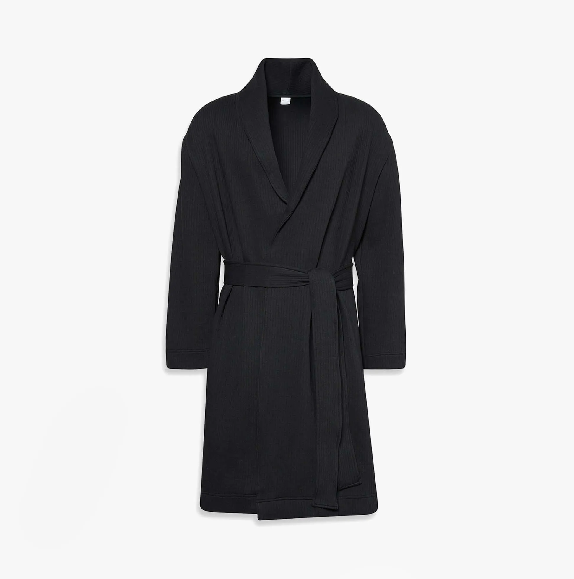 Calvin Klein QUILTED ROBE Mens Bathrobes Black sold by Shuperb