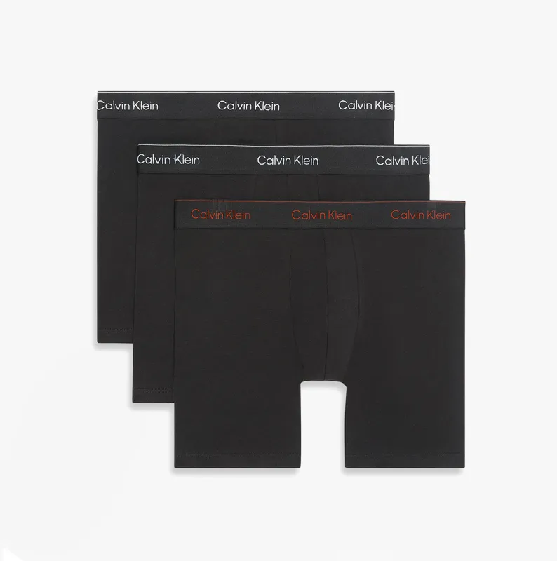 Calvin Klein BOXER BRIEF 3 Pack Mens Cotton Stretch Black sold by Shuperb