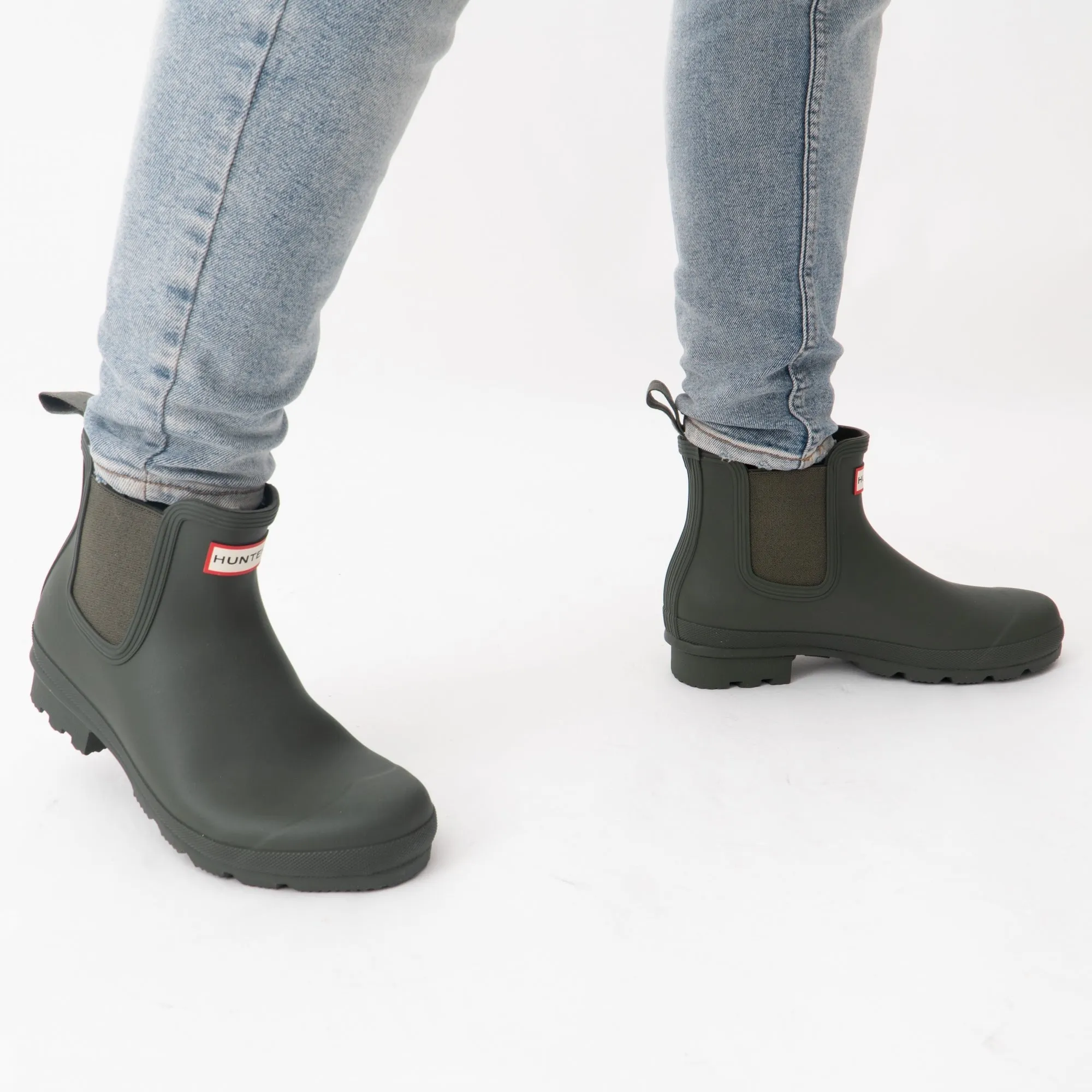 Hunter ORIGINAL CHELSEA Mens Wellies Dark Olive sold by Shuperb product image thumbnail 2