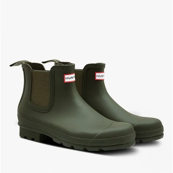 Hunter ORIGINAL CHELSEA Mens Wellies Dark Olive sold by Shuperb product image thumbnail 3