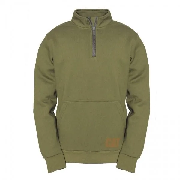 AG 1/4 ZIP Mens Cotton Pull Over Jumper Khaki sold by Shuperb