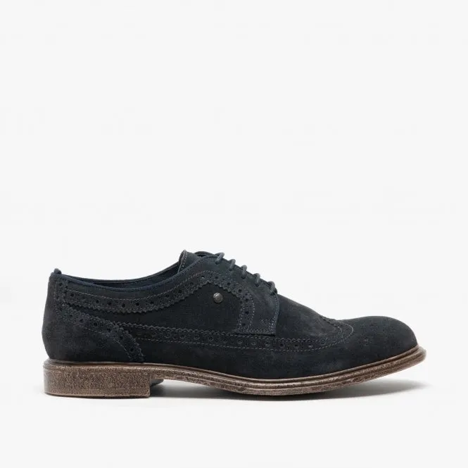 Base London ONYX Mens Brogues Shoes Navy sold by Shuperb