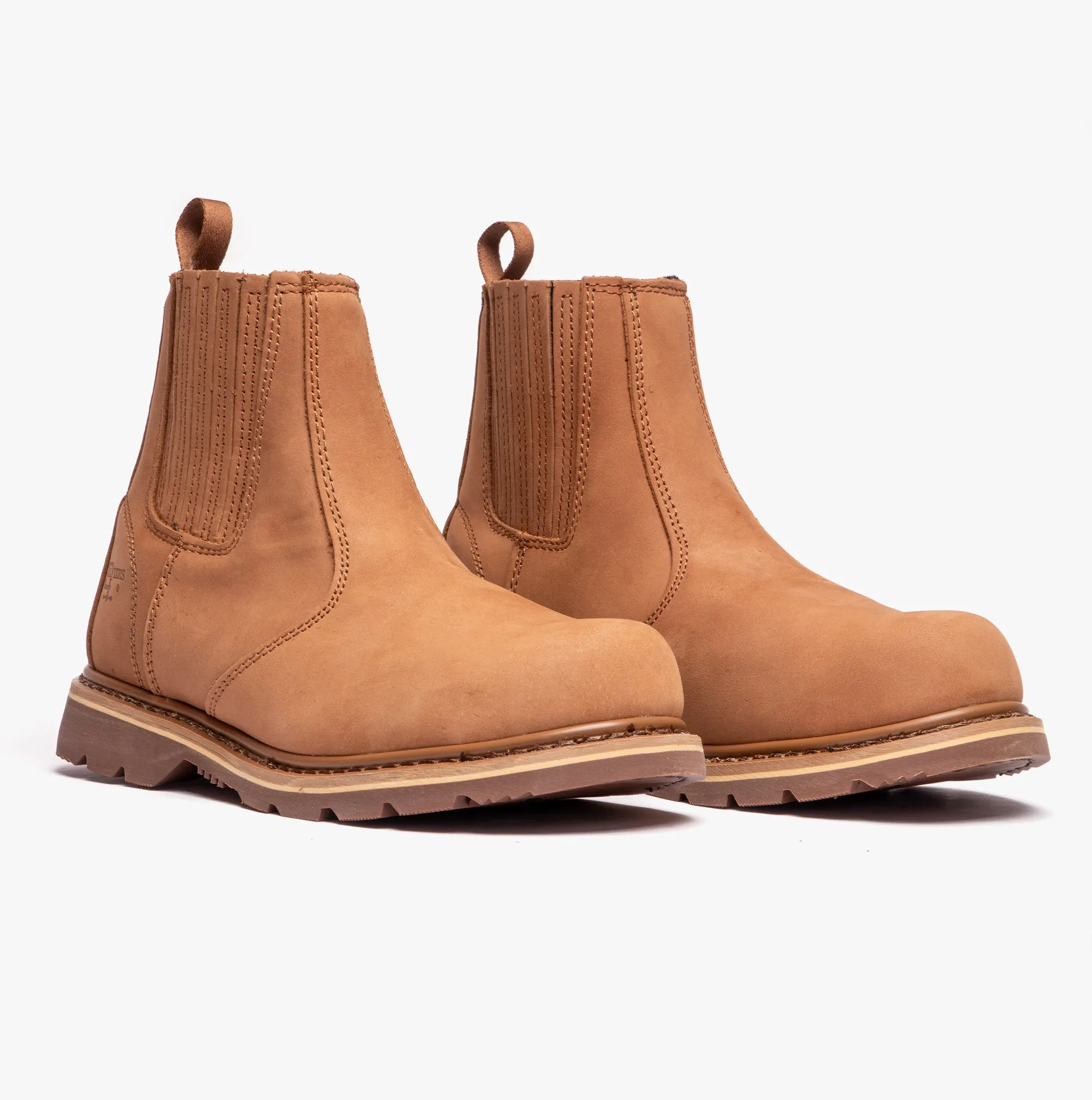 Grafters M763B Mens Leather Safety Boots Tan sold by Shuperb product image thumbnail 2