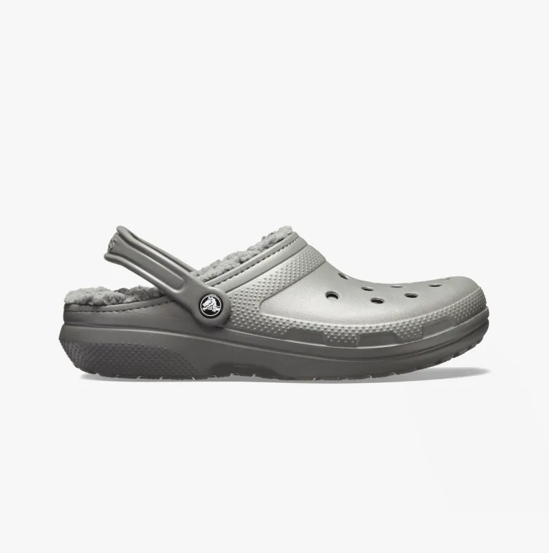 Crocs 203591-0EX CLASSIC LINED Unisex Clogs Slate Grey/Smoke sold by Shuperb