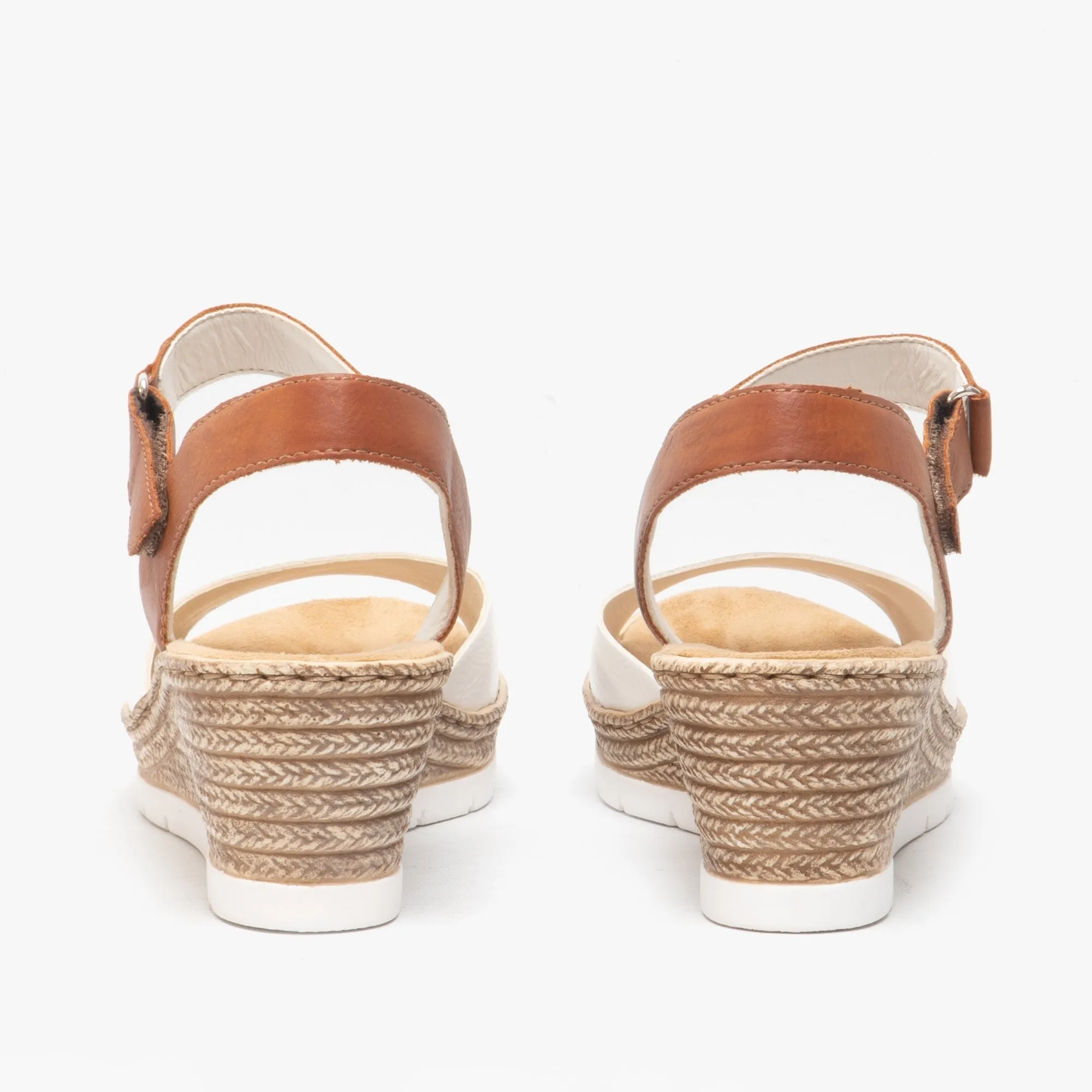 Rieker 61953-80 Womens Sandals White/Cayenne sold by Shuperb product image thumbnail 5