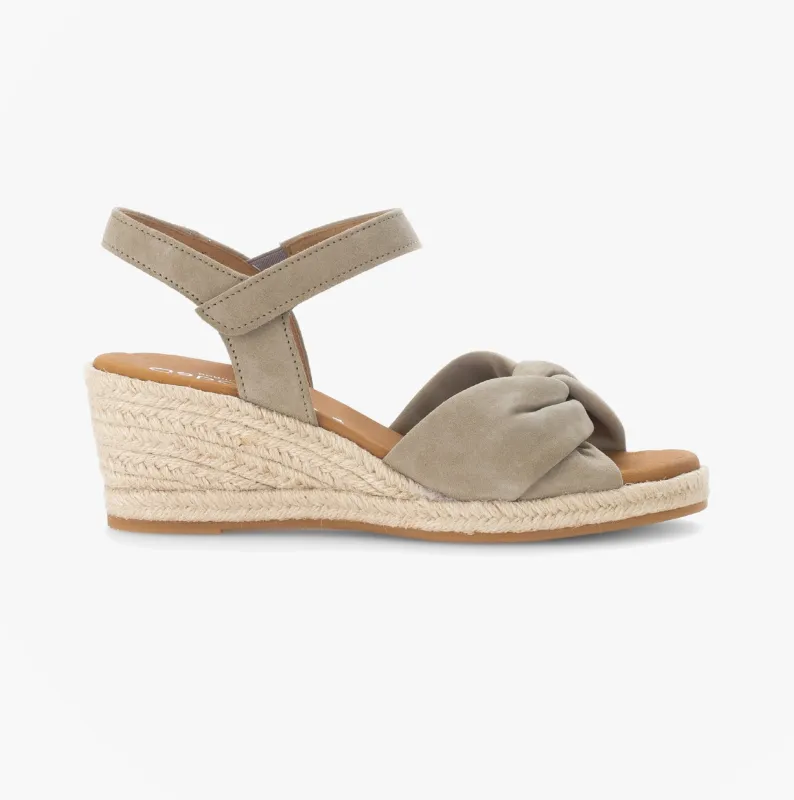 Gabor MOON Womens Ankle Strap Sandals Green made by Shuperb