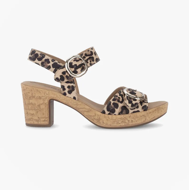 Gabor FANTASTICA Womens Ankle Strap Sandals Beige sold by Shuperb