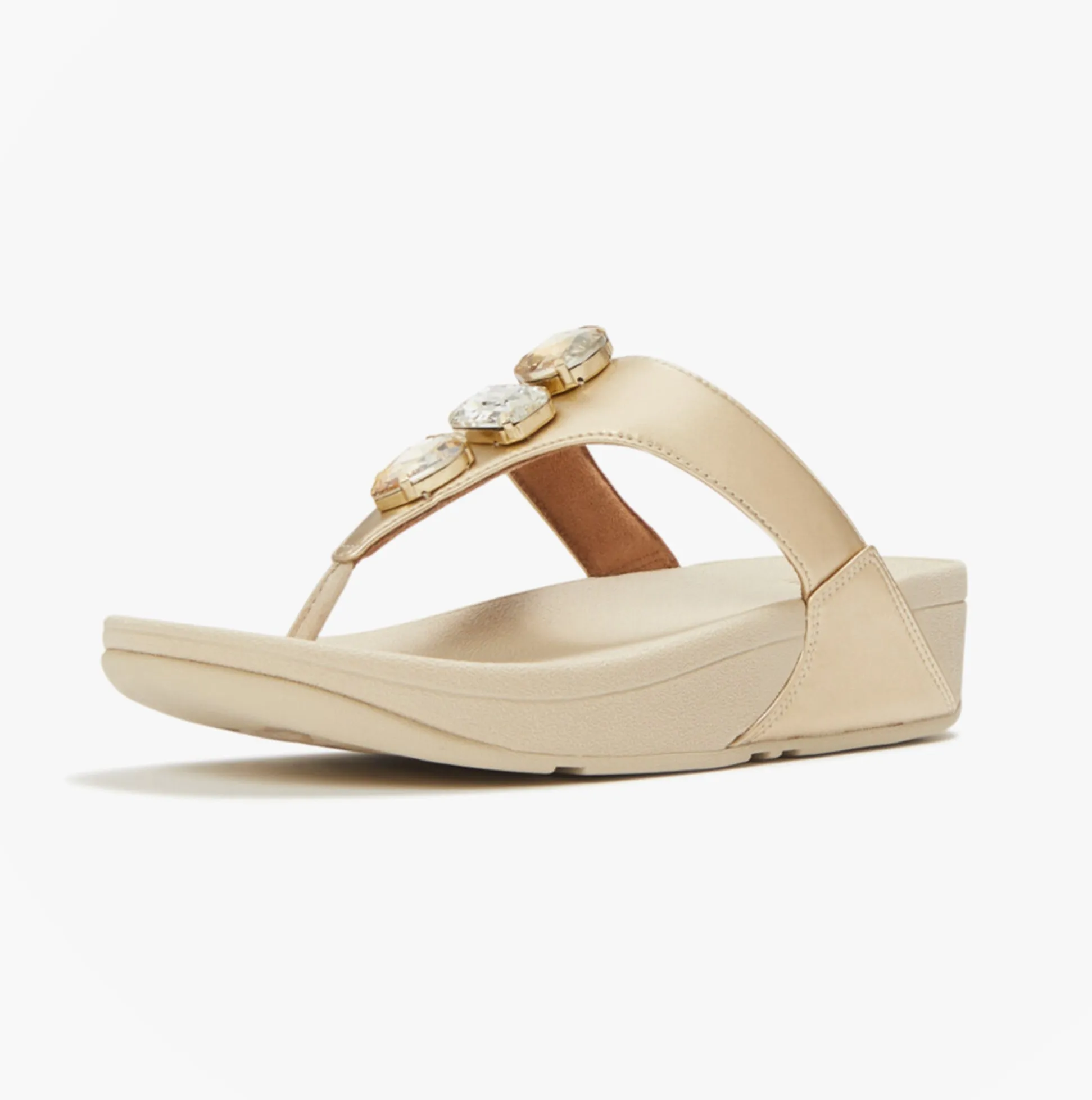 FitFlop LULU ULTRA Womens Toe-Post Sandals Platino sold by Shuperb product image thumbnail 5
