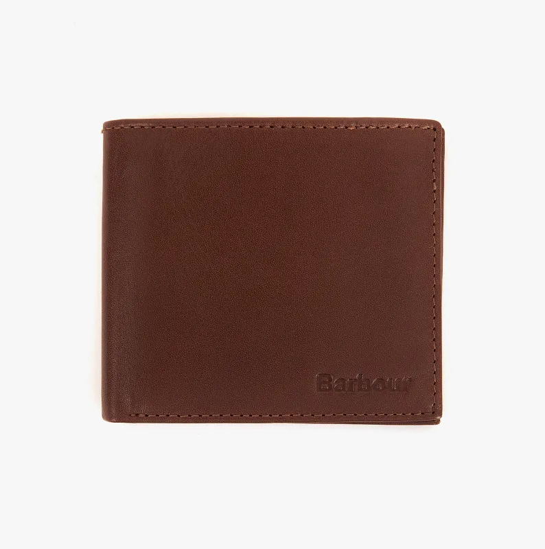 Barbour COLWELL Mens Wallet Brown/Classic made by Barbour