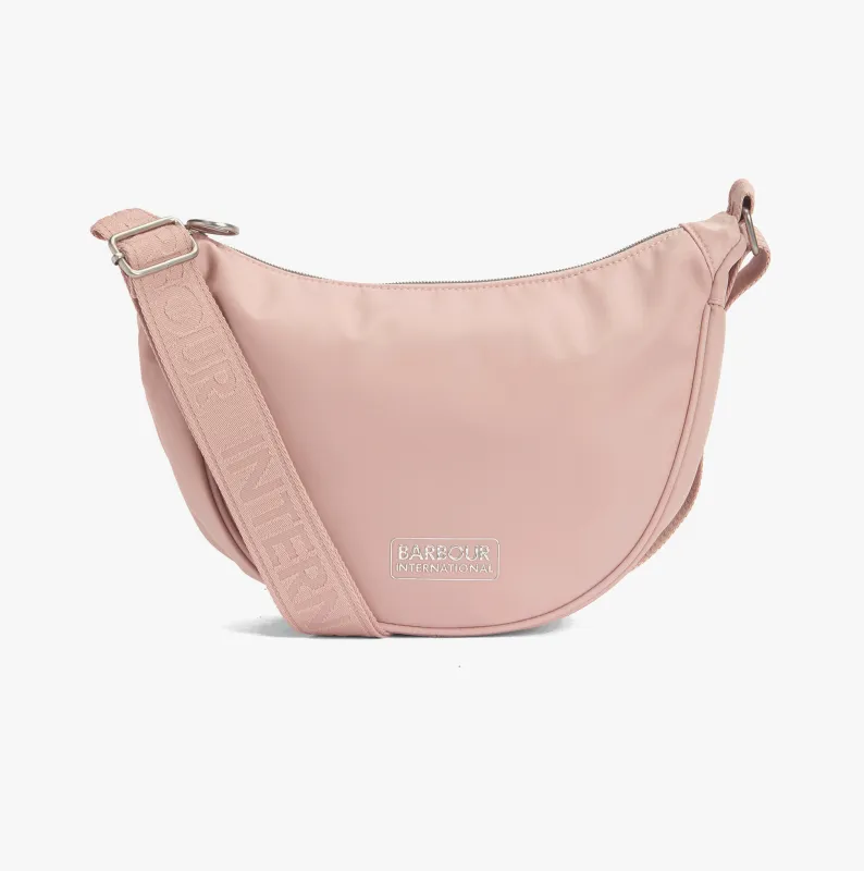 Barbour QUALIFY Womens Sling Bag Desert Pink made by Barbour