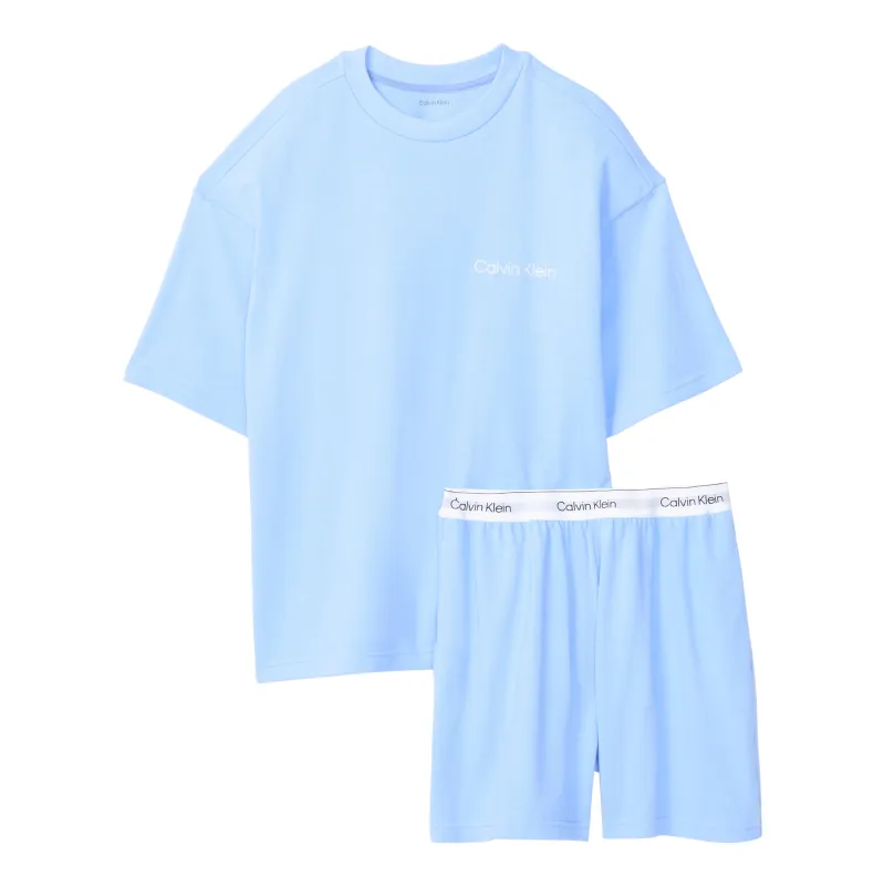Calvin Klein SS TEE Mens Loungewear Blue Descent made by Calvin Klein