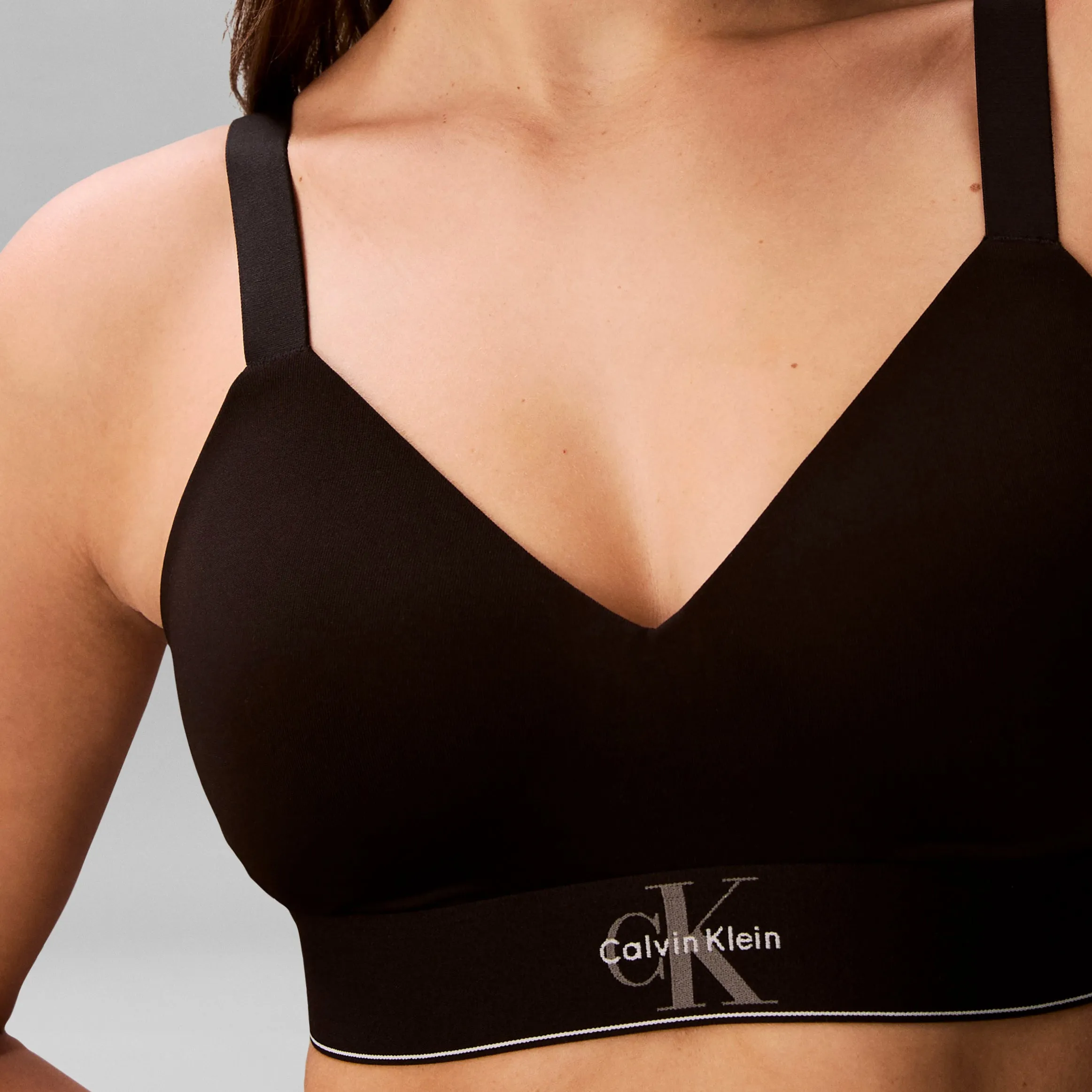 Calvin Klein LIGHTLY LINED BRALETTE Womens Shorts Black sold by Shuperb product image thumbnail 5