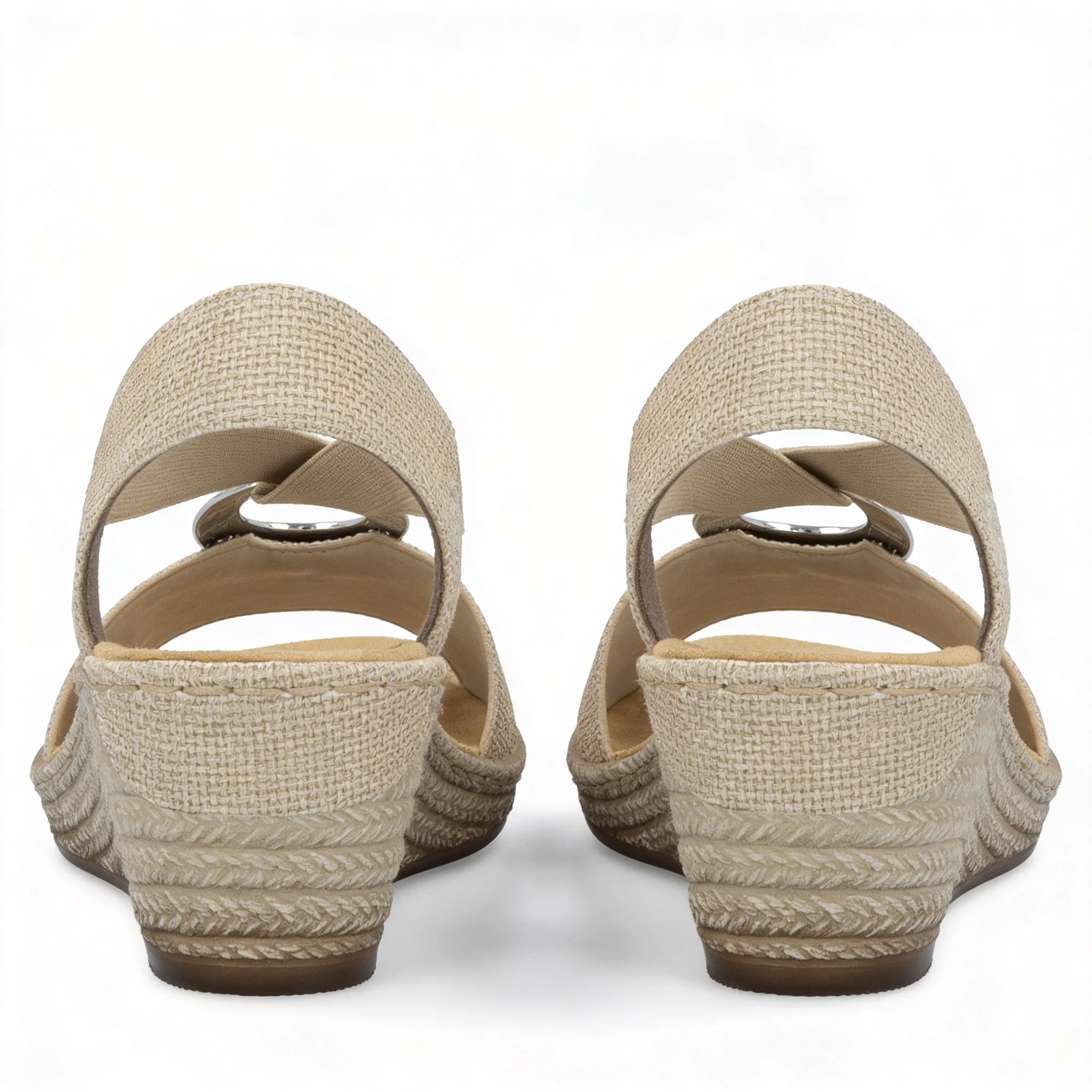 Rieker 624H6-93 Womens Slingback Sandals Beige Floral sold by Shuperb product image thumbnail 4