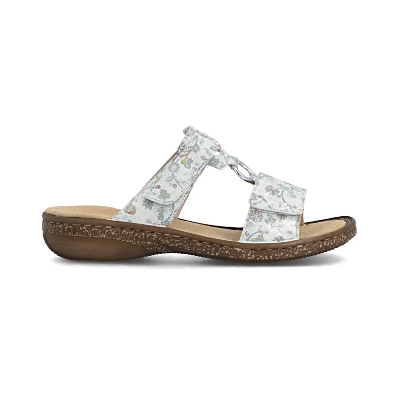 Rieker 628P9-91  Womens Ankle Strap Sandals Multi made by Rieker