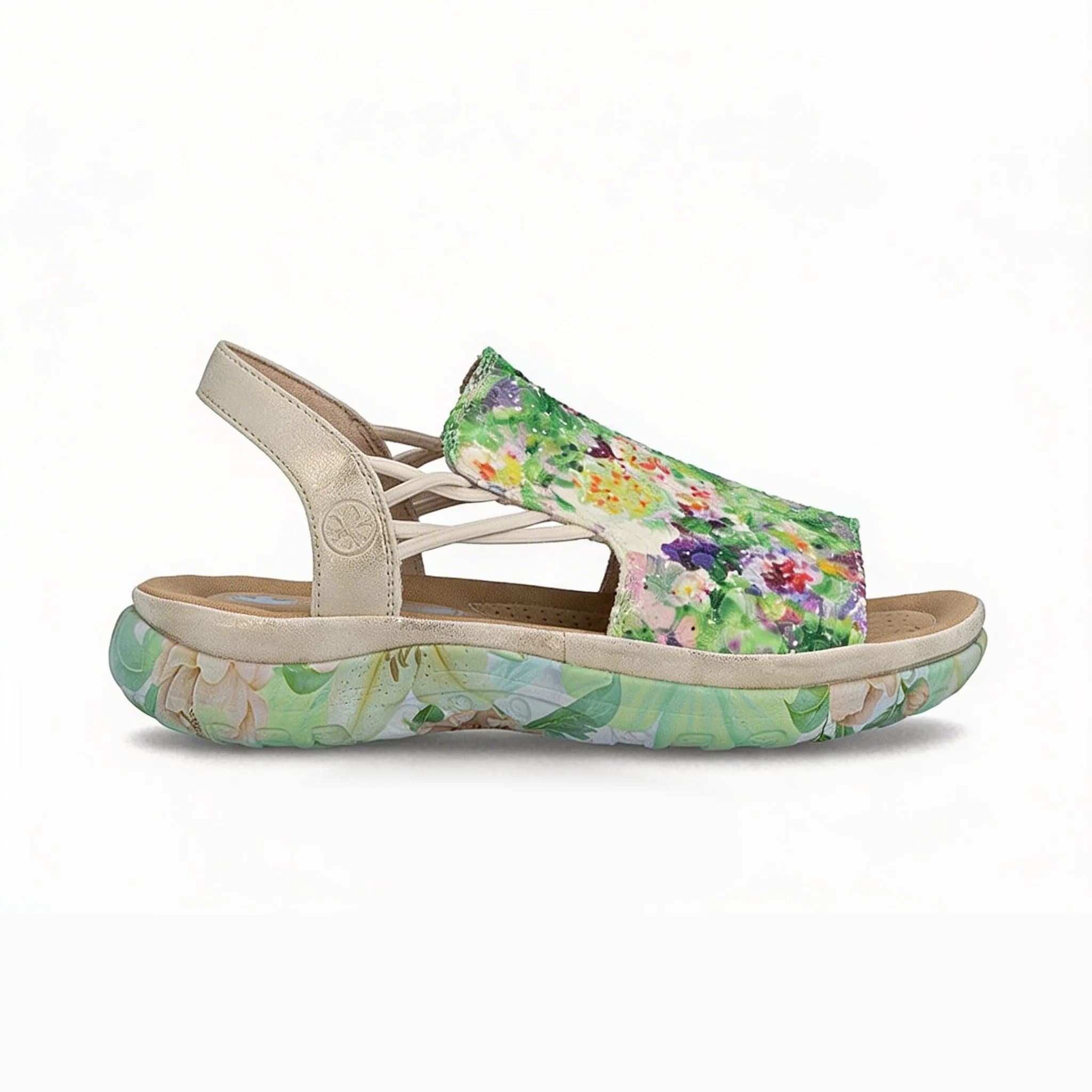 Rieker 64841 Womens Ankle Strap Sandals Multi sold by Shuperb