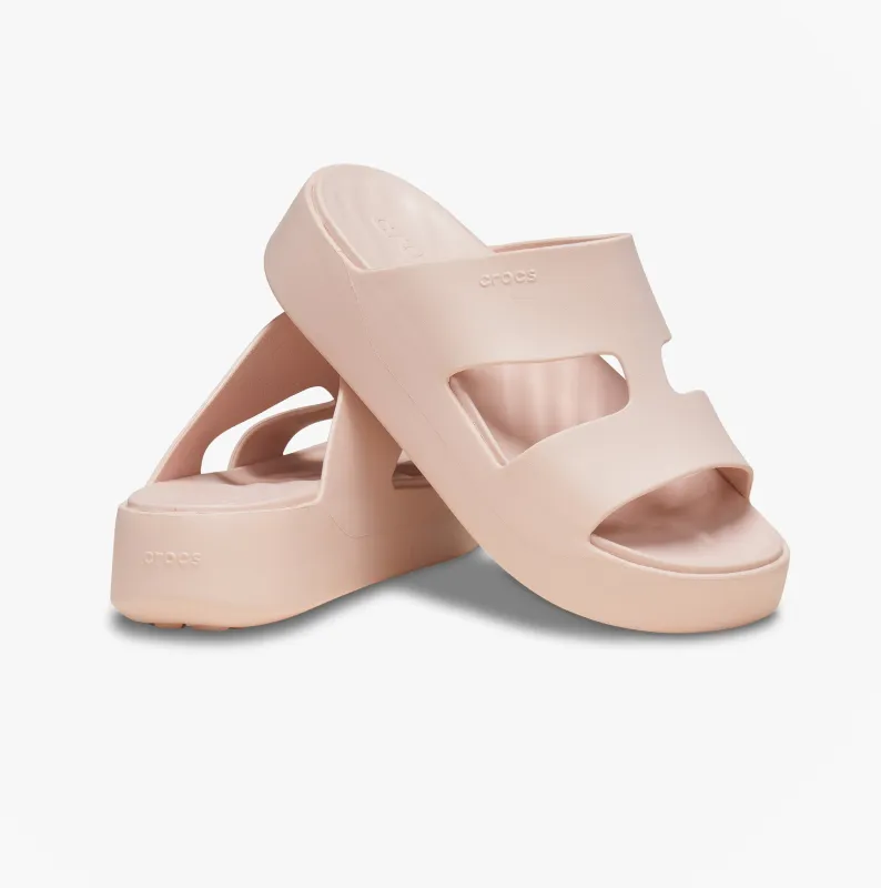 Crocs GETAWAY PLATFORM Womens Sliders Quartz sold by Shuperb