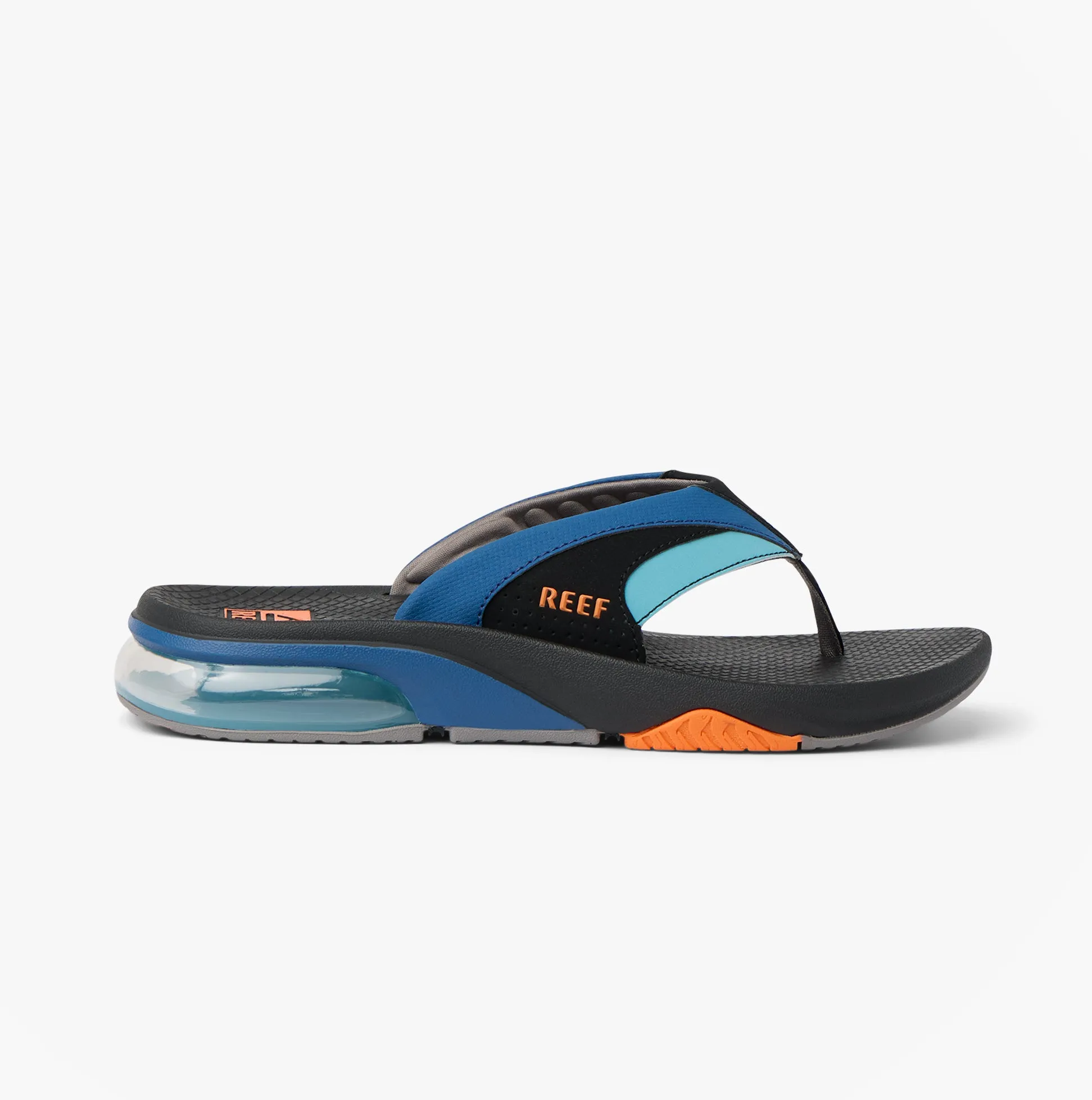 Reef FANNING Mens Toe-Post Sandals Blue/Black/Orange sold by Shuperb product image thumbnail 2