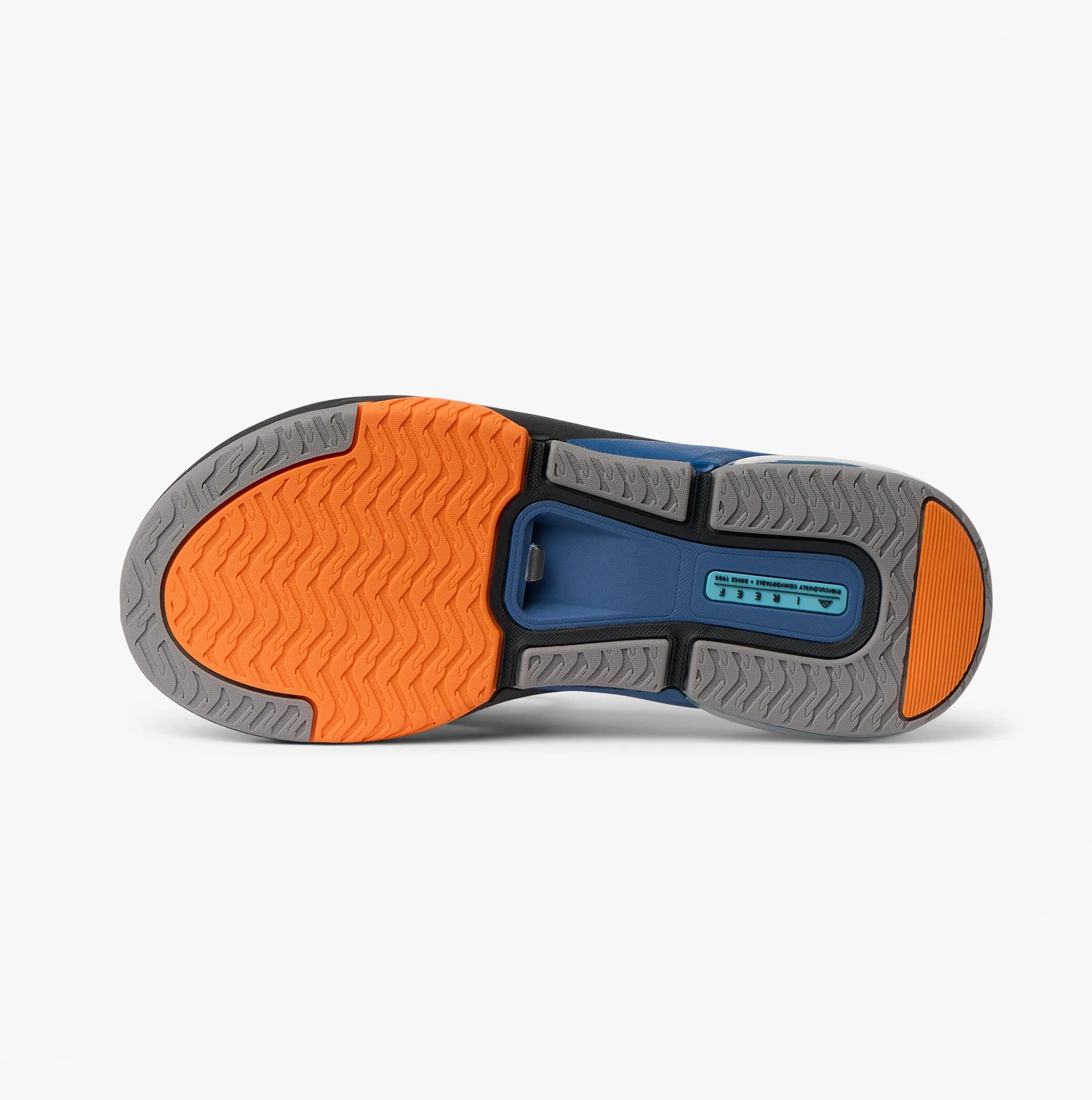 Reef FANNING Mens Toe-Post Sandals Blue/Black/Orange sold by Shuperb product image thumbnail 3