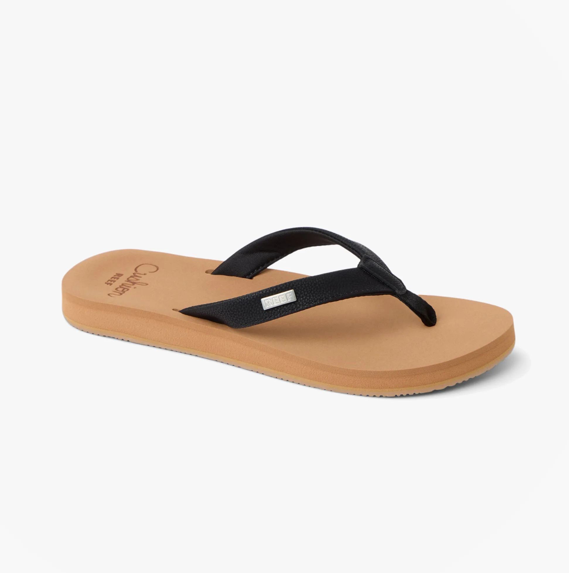 Reef BAJA SANDS Womens Toe-Post Sandals Black/Tan sold by Shuperb product image thumbnail 5