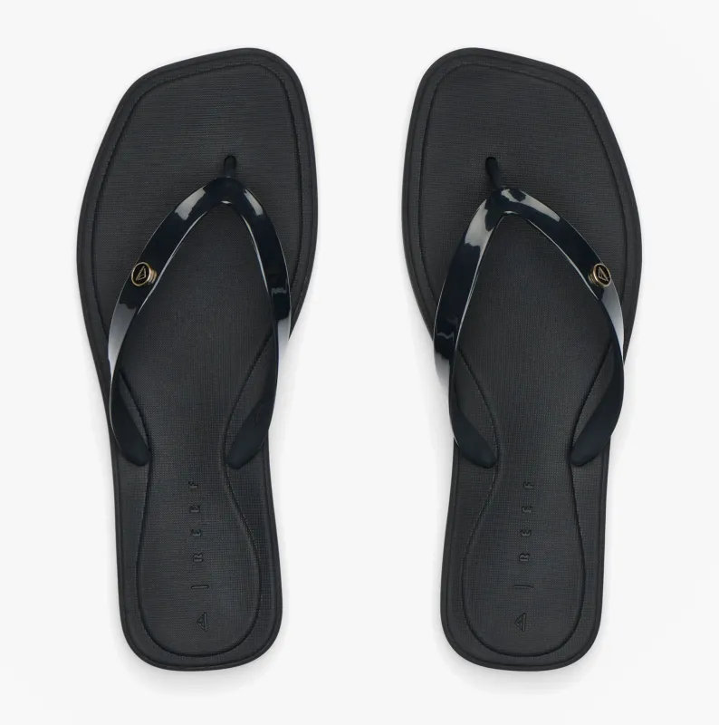 Reef SOLAYE Womens Toe-Post Sandals Black sold by Shuperb