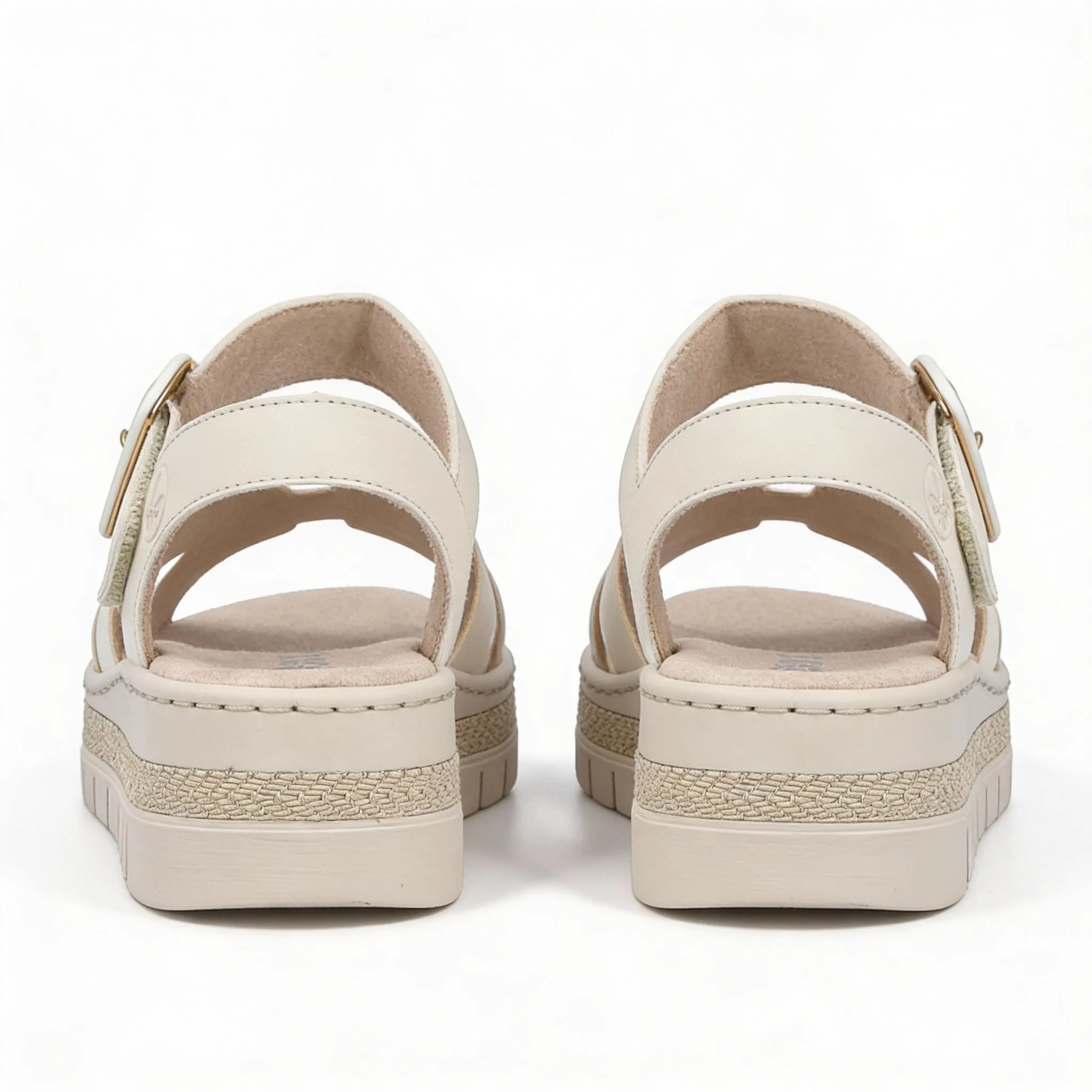 Rieker V4952 Womens Ankle Strap Sandals Beige sold by Shuperb product image thumbnail 5