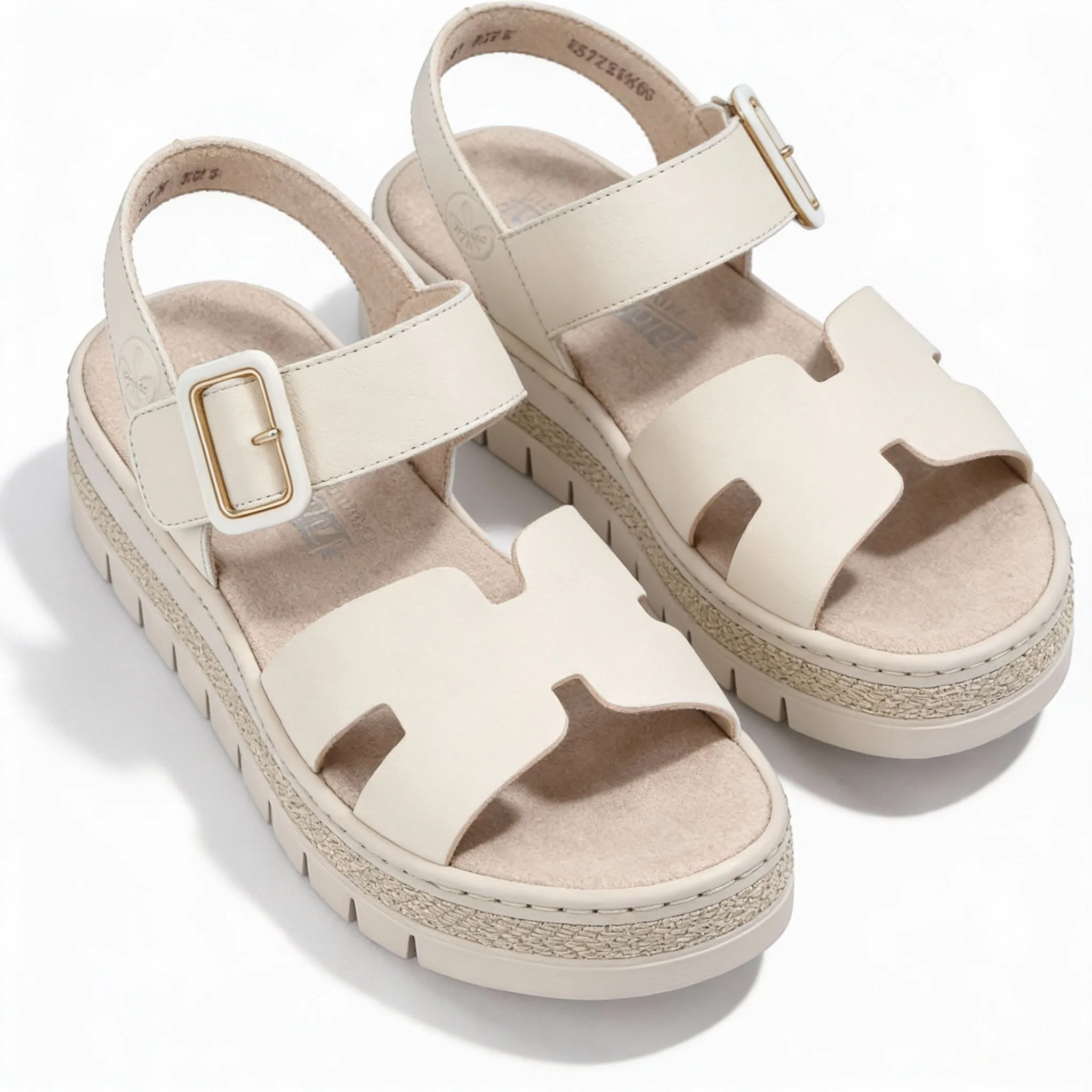 Rieker V4952 Womens Ankle Strap Sandals Beige sold by Shuperb product image thumbnail 2