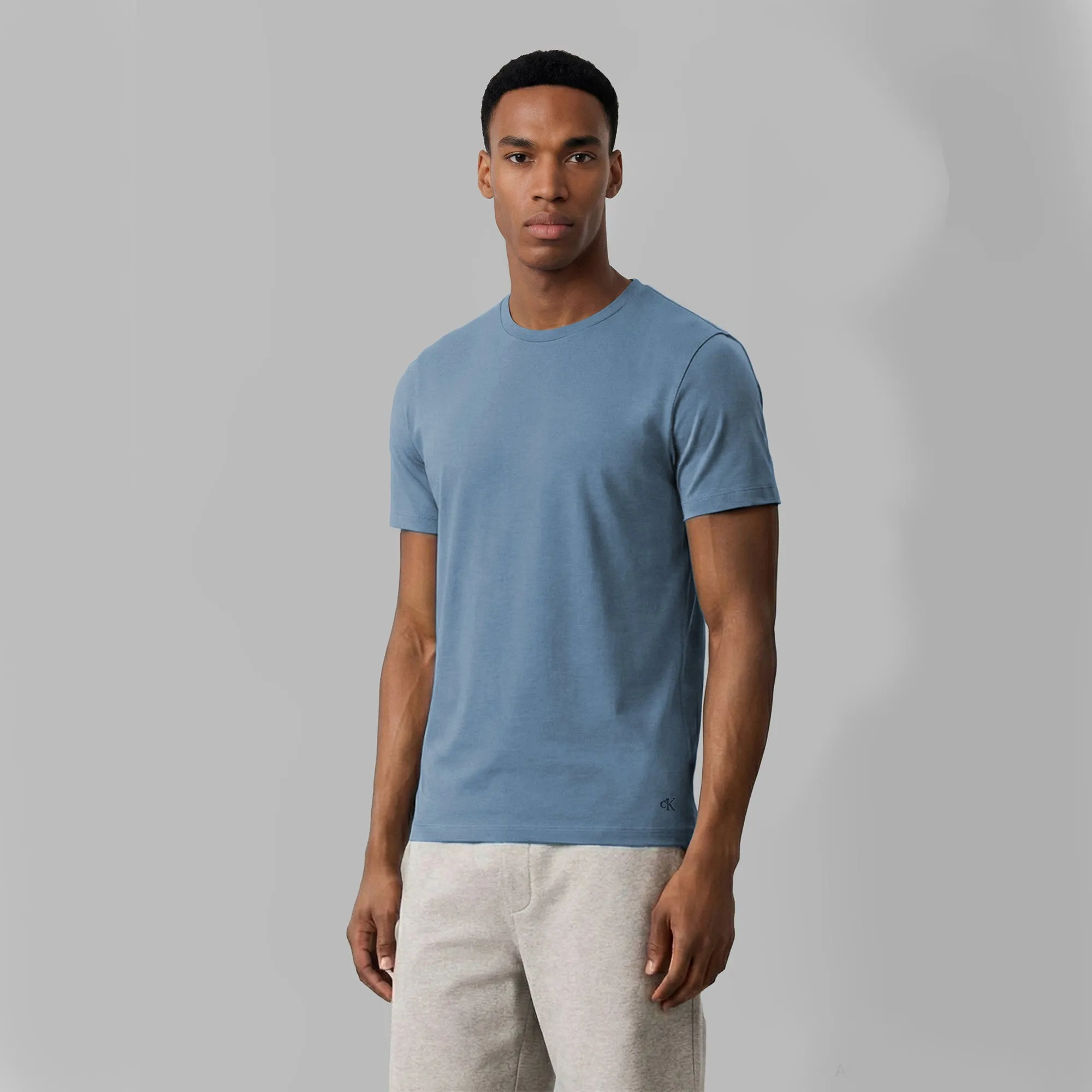 Calvin Klein S/S CREW NECK Mens 3 Pack T-Shirt Multicoloured sold by Shuperb product image thumbnail 3