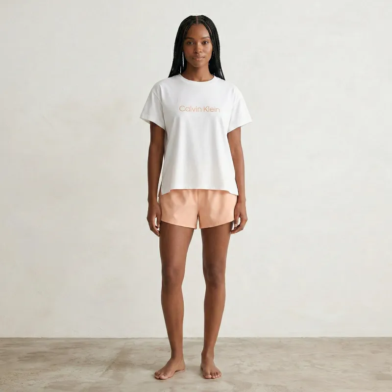 Calvin Klein S/S TEE SHORT SET Womens T-Shirt Multicoloured made by Calvin Klein