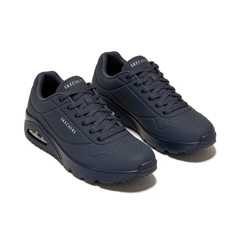 Skechers UNO - STAND ON AIR Mens Casual Trainers Dark Navy made by Skechers