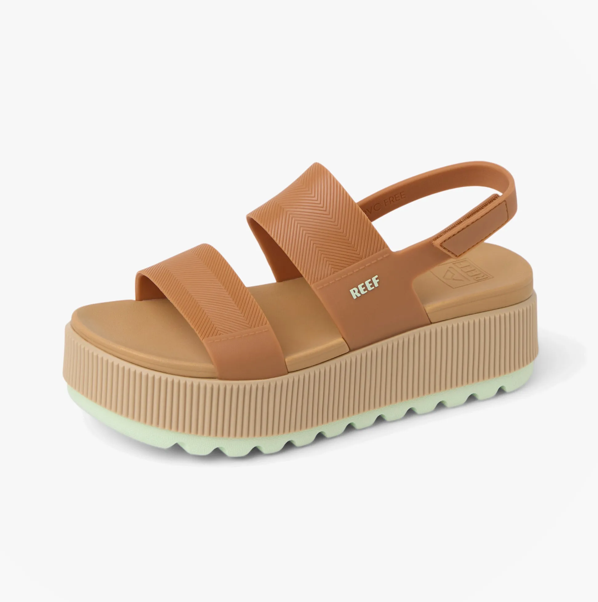 Reef WATER VISTA HIGHER Womens Cross Strap Sandals Almond/Ambrosia sold by Shuperb product image thumbnail 4