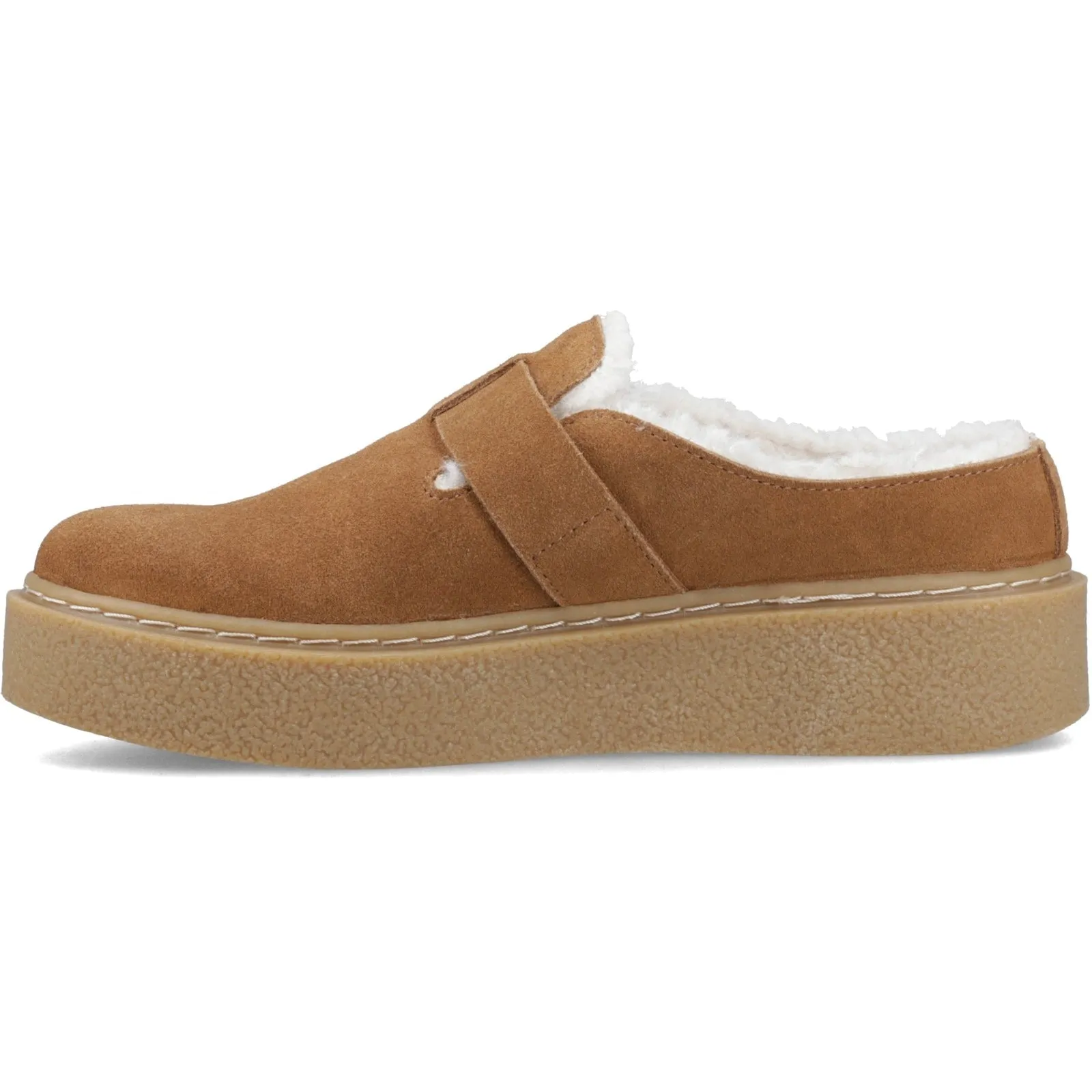 Hush Puppies BLANCHE FUR Womens Mules Slippers Tan sold by Shuperb product image thumbnail 2