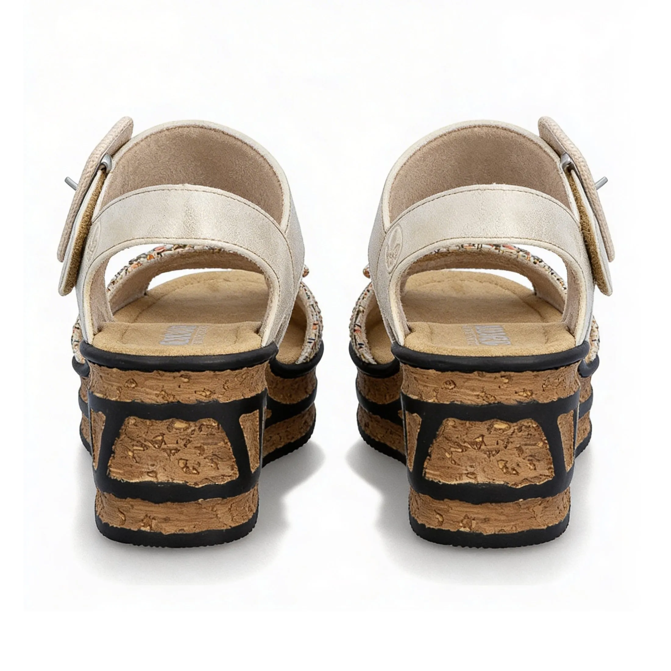 Rieker 68172 Womens Ankle Strap Sandals Oyster Pearl sold by Shuperb product image thumbnail 4